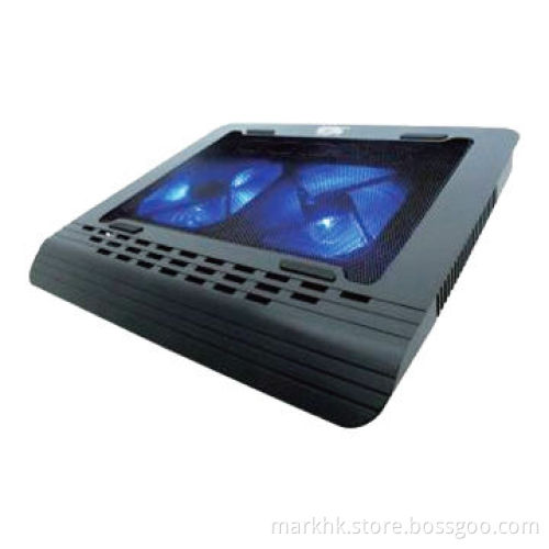Laptop Cooler, Made of Plastic and Iron with 5V Voltage